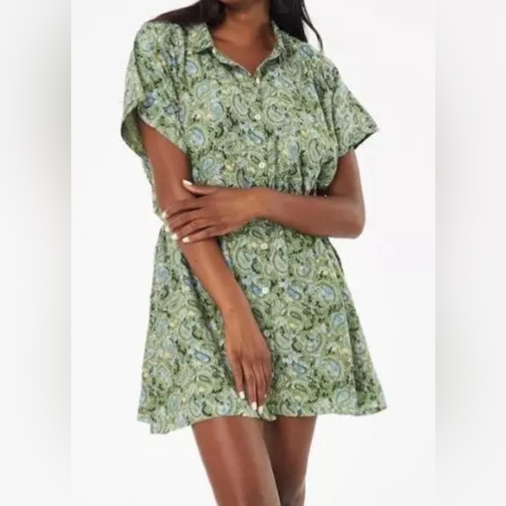 Roller Rabbit Green Paisley Dress